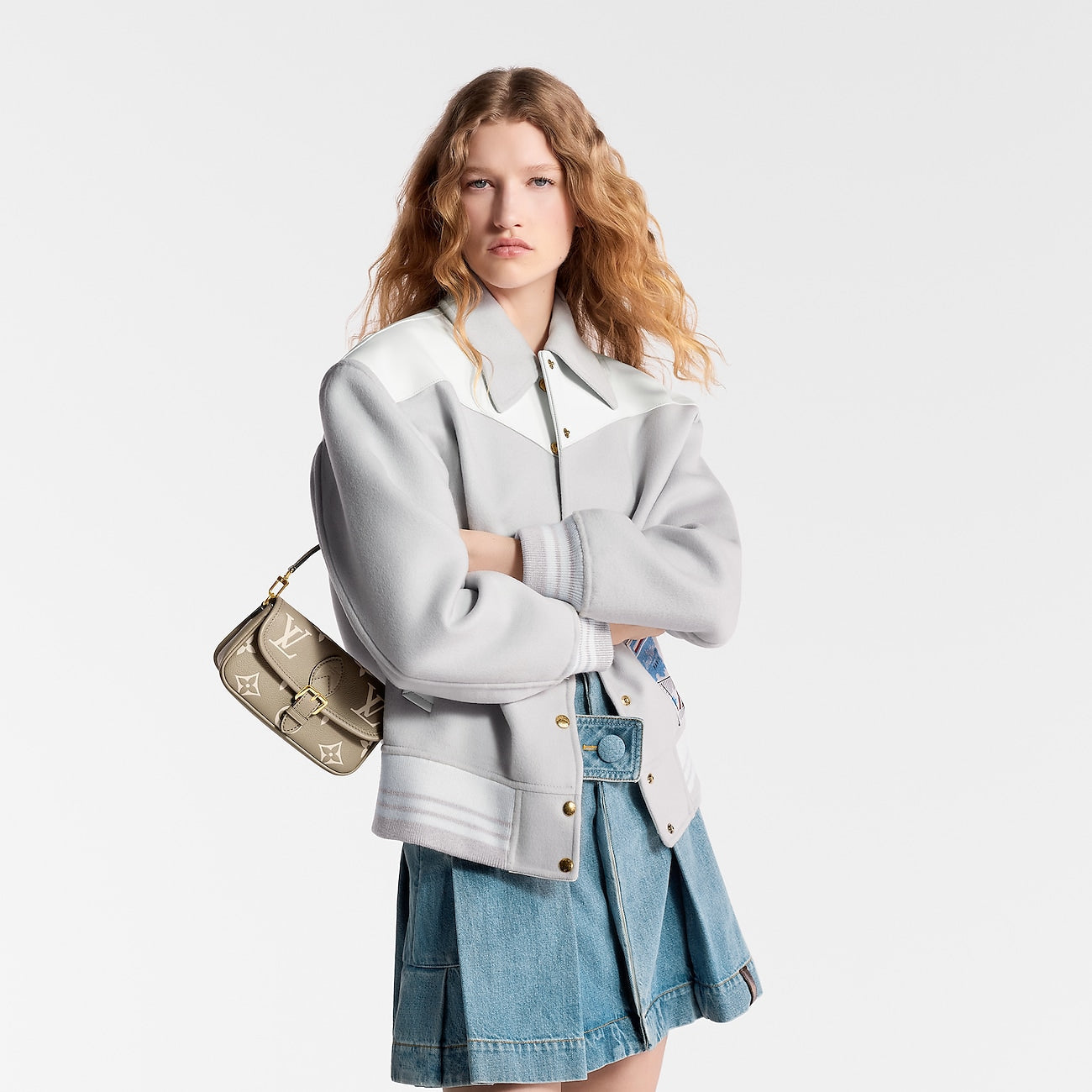 Sac Lv Nano Diane Monogram Empreinte Bicolore