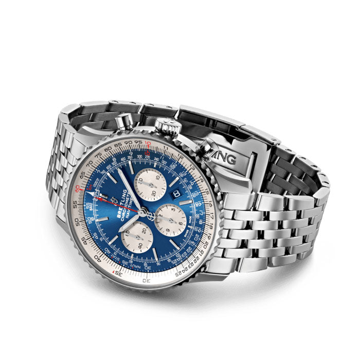 NAVITIMER B01 CHRONOGRAPH-GRIS/BLEU