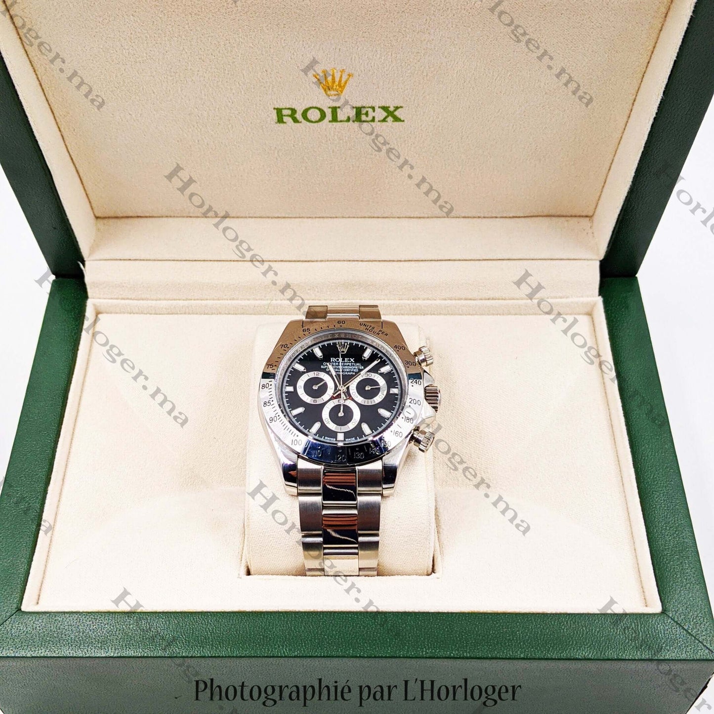 Rolex Daytona Silver Black Dial