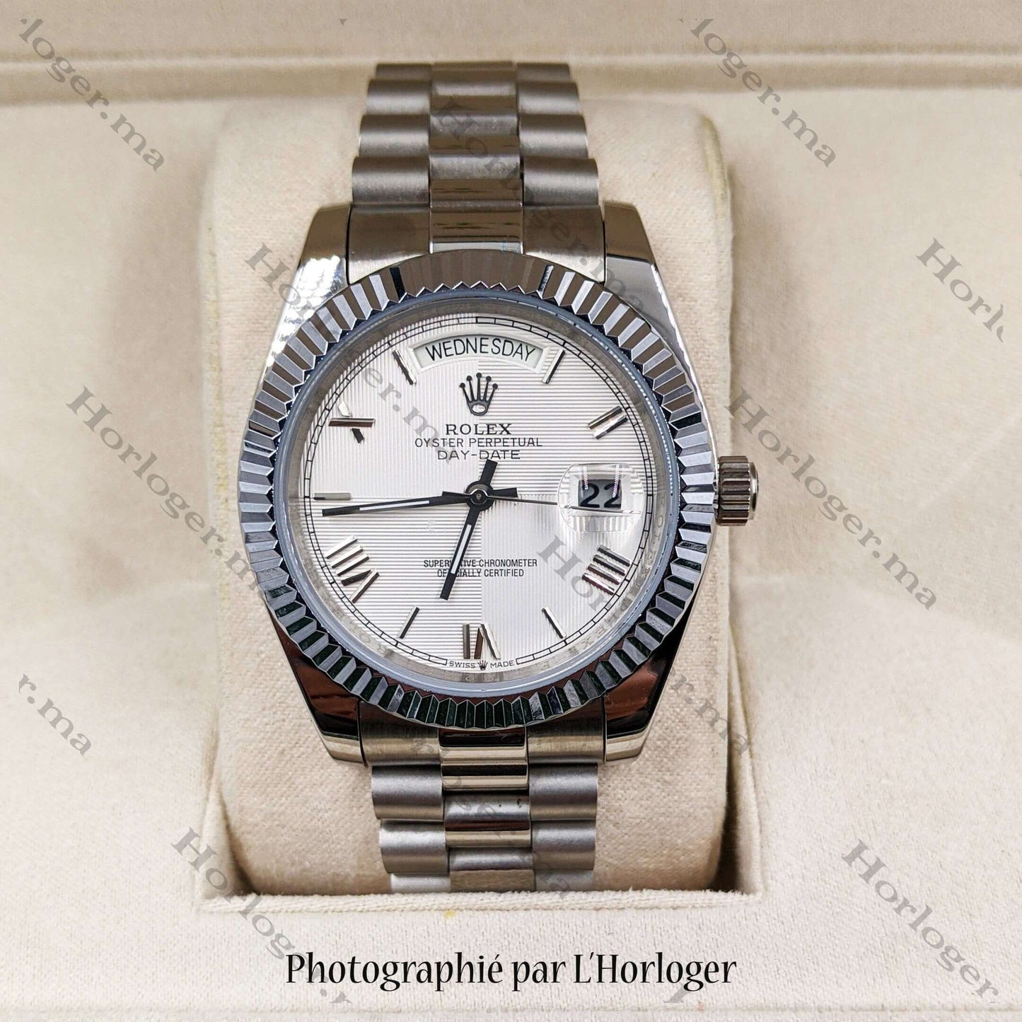 Rolex Day-date White Dial  President