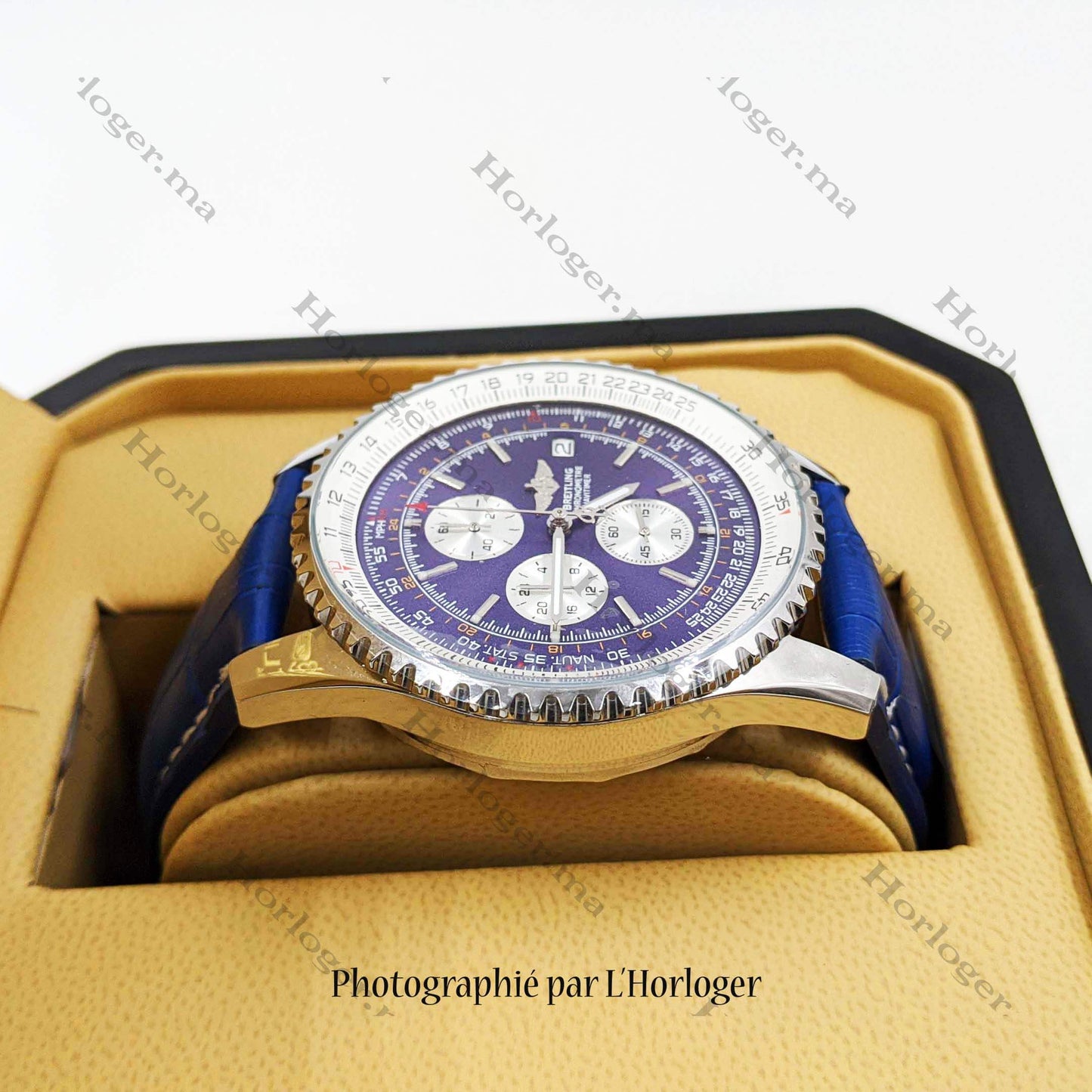 Breitling Navitimer Blue Leather