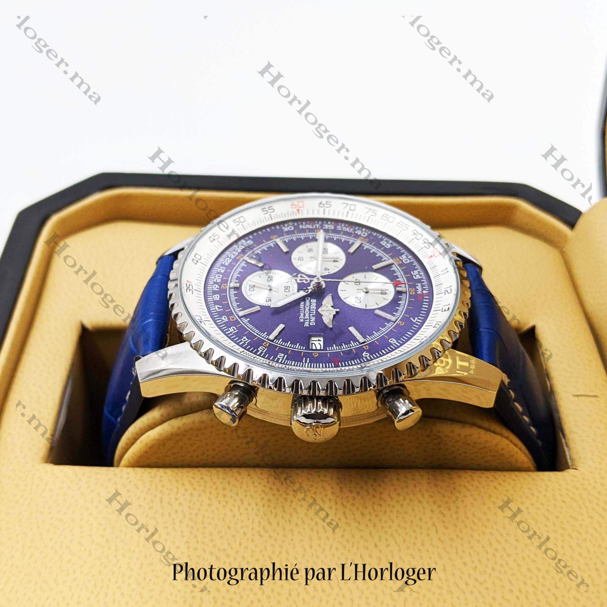 Breitling Navitimer Blue Leather