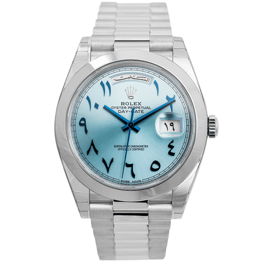 Rolex Day-date Ice blue Arabic Dial